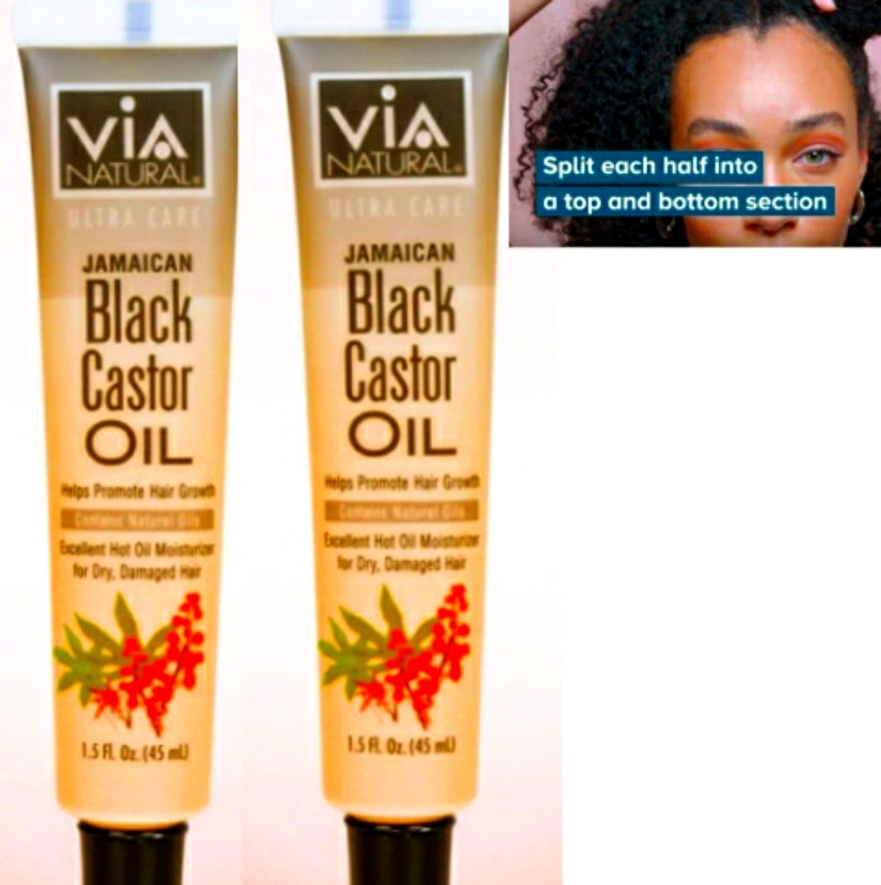 VIA NATURAL Ultra Care Jamaican Black Castor Oil,
